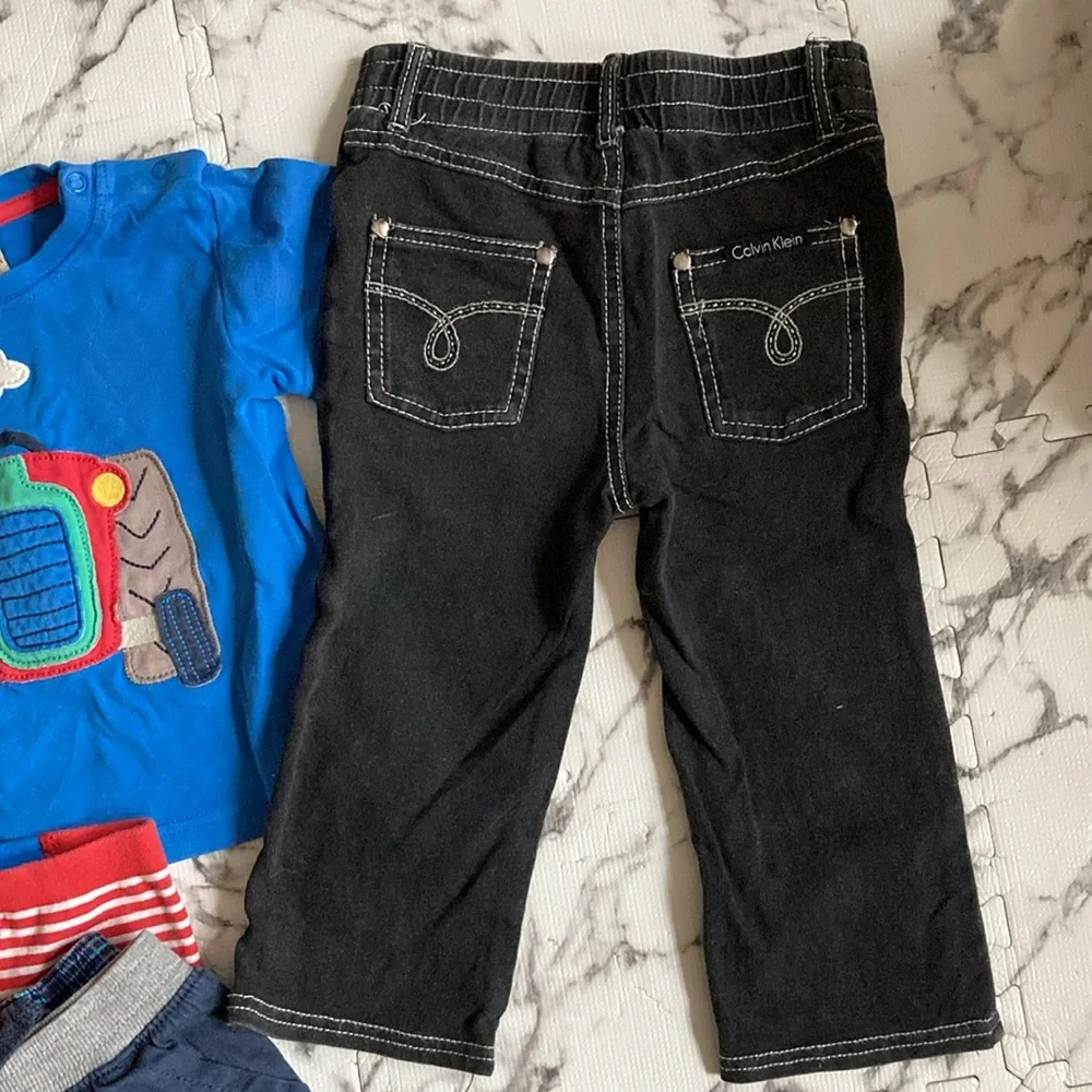 12-18 month boy clothing bundle and shoes (brands are Calvin Klein, Frugi, etc) - Picture 5 of 10